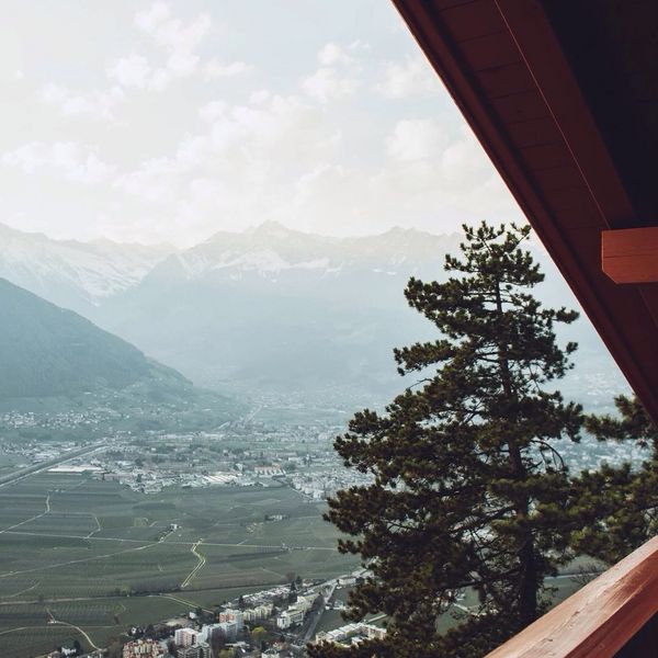 Sat atop a mountain ledge overlooking the city of Merano, Castel Fragsburg treats its guests to...