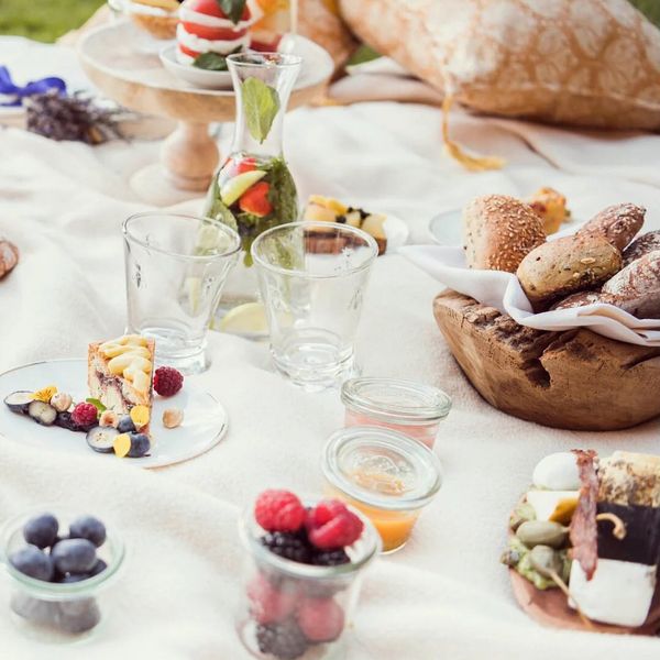 Enjoy a picnic in the inner courtyard of our medieval castle 🏰 nearby with seasonal delicacies,...